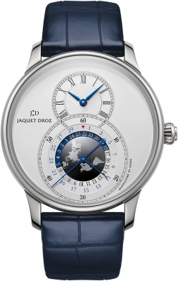 Buy this new Jaquet Droz Grande Seconde Dual Time 43mm j016030241 mens watch for the discount price of £12,592.00. UK Retailer.