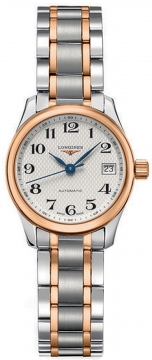 Buy this new Longines Master Automatic 25.5mm L2.128.5.79.7 ladies watch for the discount price of £1,348.00. UK Retailer.