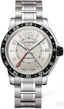 Buy this new Longines Admiral GMT L3.668.4.76.6 mens watch for the discount price of £1,520.00. UK Retailer.