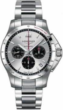 Buy this new Longines Conquest Automatic Chrono 44.5mm L3.697.4.06.6 mens watch for the discount price of &pound;1,435.00. UK Retailer.