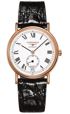Buy this new Longines Presence Automatic 38.5mm L4.805.1.11.2 midsize watch for the discount price of £1,008.00. UK Retailer.