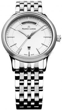 Buy this new Maurice Lacroix Les Classiques Quartz Day Date lc1007-ss002-130 mens watch for the discount price of £635.00. UK Retailer.