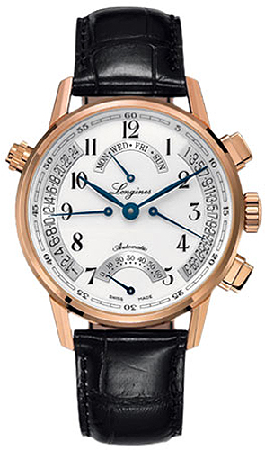 Buy this new Longines Heritage Retrograde L4.797.8.23.2 mens watch for the discount price of 6 195.00. UK Retailer