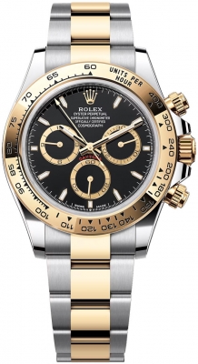 Rolex Cosmograph Daytona Steel and Gold 126503 Black watch