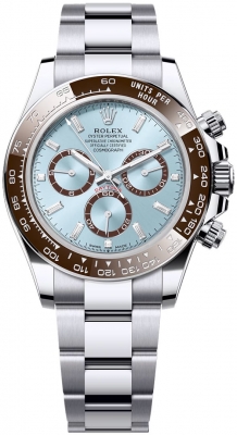 Rolex Cosmograph Daytona Platinum 126506 Ice Blue Baguette watch