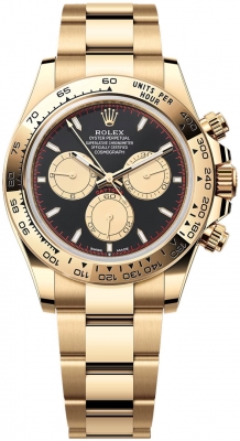 Rolex Cosmograph Daytona Yellow Gold 126508 Black Champagne watch