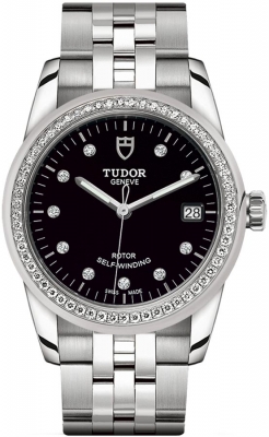 Buy this new Tudor Glamour Date 36mm m55020-0007 ladies watch for the discount price of £4,185.00. UK Retailer.