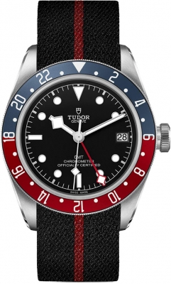 Buy this new Tudor Black Bay GMT 41mm m79830rb-0003 mens watch for the discount price of £4,500.00. UK Retailer.