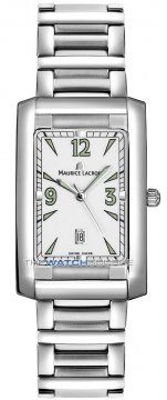 Buy this new Maurice Lacroix Miros Rectangle mi2026-ss002-121 mens watch for the discount price of &pound;709.00. UK Retailer.