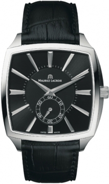 Buy this new Maurice Lacroix Miros Coussin Peseux Handwind mi7007-ss001-330 mens watch for the discount price of £1,035.00. UK Retailer.