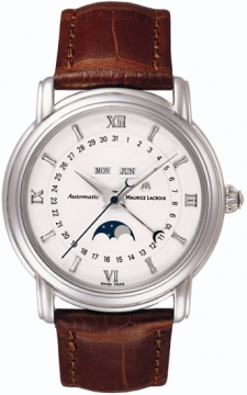 Buy this new Maurice Lacroix Masterpiece Phase de Lune mp6347-ss001-19e mens watch for the discount price of £2,425.00. UK Retailer.