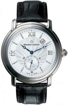 Buy this new Maurice Lacroix Masterpiece Peseux 7046 mp7028-ss001-110 mens watch for the discount price of £1,400.00. UK Retailer.