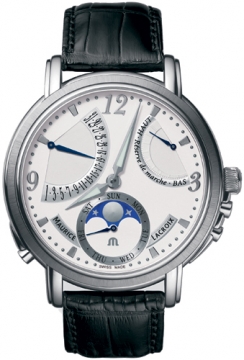 Buy this new Maurice Lacroix Masterpiece Lune Retrograde Manual Wind mp7078-ss001-120 mens watch for the discount price of £5,650.00. UK Retailer.