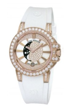 Buy this new Harry Winston Ocean Lady Moon Phase 36mm oceqmp36rr002 ladies watch for the discount price of £29,568.00. UK Retailer.