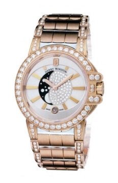 Buy this new Harry Winston Ocean Lady Moon Phase 36mm oceqmp36rr014 ladies watch for the discount price of £49,720.00. UK Retailer.