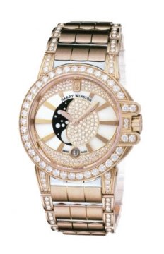 Buy this new Harry Winston Ocean Lady Moon Phase 36mm oceqmp36rr015 ladies watch for the discount price of £52,536.00. UK Retailer.