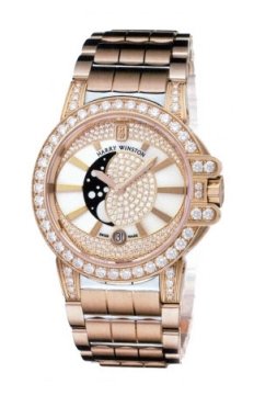 Buy this new Harry Winston Ocean Lady Moon Phase 36mm oceqmp36rr020 ladies watch for the discount price of £39,248.00. UK Retailer.