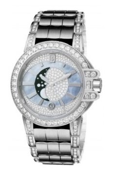 Buy this new Harry Winston Ocean Lady Moon Phase 36mm oceqmp36ww012 ladies watch for the discount price of £57,464.00. UK Retailer.