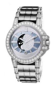 Buy this new Harry Winston Ocean Lady Moon Phase 36mm oceqmp36ww020 ladies watch for the discount price of £54,560.00. UK Retailer.