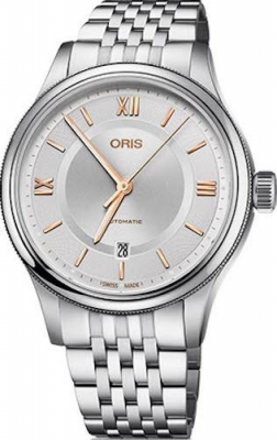 Buy this new Oris Classic Date 42mm 01 733 7719 4071-07 8 20 10 mens watch for the discount price of £918.00. UK Retailer.