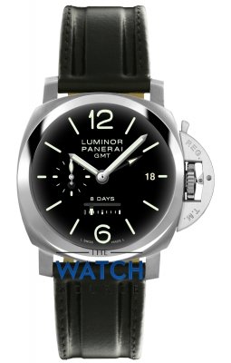 Buy this new Panerai Luminor 8 Days GMT 44mm pam00233 mens watch for the discount price of £10,165.00. UK Retailer.