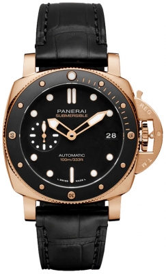 Buy this new Panerai Submersible 42mm pam00974 mens watch for the discount price of £24,510.00. UK Retailer.