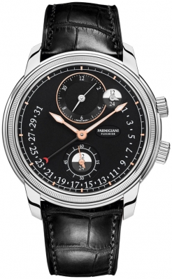 Buy this new Parmigiani Toric Hemispheres Retrograde pfc493-0001400-xa1442 mens watch for the discount price of £17,679.20. UK Retailer.