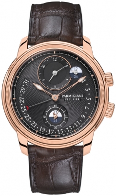 Buy this new Parmigiani Toric Hemispheres Retrograde pfc493-1000200-ha1242 mens watch for the discount price of £25,944.00. UK Retailer.