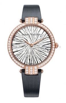 Buy this new Harry Winston Premier Feathers Ladies Quartz 36mm prnqhm36rr004 ladies watch for the discount price of £41,272.00. UK Retailer.