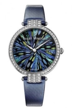 Buy this new Harry Winston Premier Feathers Ladies Quartz 36mm prnqhm36ww010 ladies watch for the discount price of £41,272.00. UK Retailer.