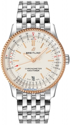 Buy this new Breitling Navitimer Automatic 38 u17325211g1a1 midsize watch for the discount price of £4,884.00. UK Retailer.