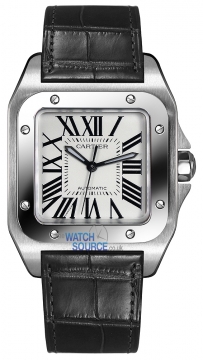 Buy this new Cartier Santos 100 Medium w20106x8 midsize watch for the discount price of £4,860.00. UK Retailer.