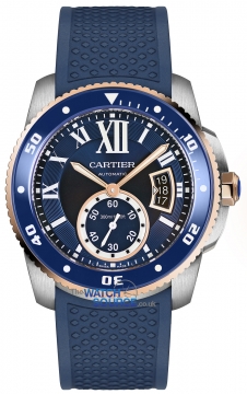 Buy this new Cartier Calibre de Cartier Diver w2ca0009 mens watch for the discount price of £8,190.00. UK Retailer.