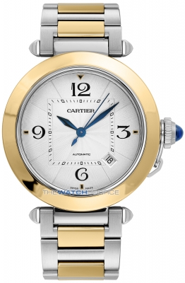 Buy this new Cartier Pasha Automatic 41mm w2pa0009 mens watch for the discount price of £10,830.00. UK Retailer.