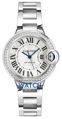 Buy this new Cartier Ballon Bleu 33mm w4bb0016 ladies watch for the discount price of &pound;10,260.00. UK Retailer.