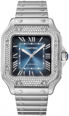 Buy this new Cartier Santos De Cartier Medium w4sa0006 midsize watch for the discount price of £11,970.00. UK Retailer.