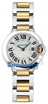 Buy this new Cartier Ballon Bleu 28mm w69007z3 ladies watch for the discount price of £5.00. UK Retailer.