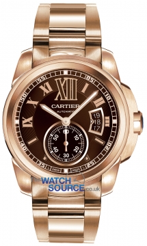 Buy this new Cartier Calibre de Cartier 42mm w7100040 mens watch for the discount price of £34,650.00. UK Retailer.