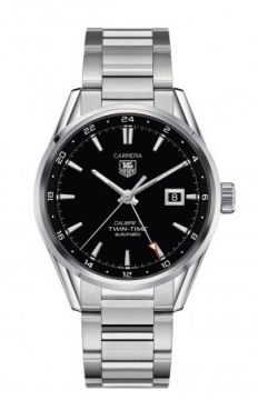 Buy this new Tag Heuer Carrera Twin Time 41mm war2010.ba0723 mens watch for the discount price of £2,082.00. UK Retailer.