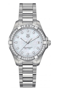 Buy this new Tag Heuer Aquaracer Quartz Ladies 32mm way1314.ba0915 ladies watch for the discount price of £2,805.00. UK Retailer.