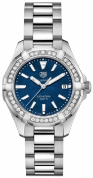 Buy this new Tag Heuer Aquaracer Quartz Ladies 35mm way131n.ba0748 ladies watch for the discount price of £2,610.00. UK Retailer.