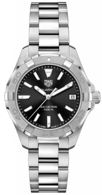 Buy this new Tag Heuer Aquaracer Quartz Ladies 32mm wbd1310.ba0740 ladies watch for the discount price of £1,125.00. UK Retailer.