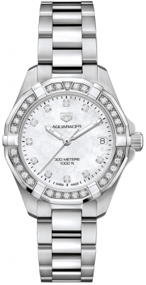 Buy this new Tag Heuer Aquaracer Quartz Ladies 32mm wbd1315.ba0740 ladies watch for the discount price of £3,195.00. UK Retailer.