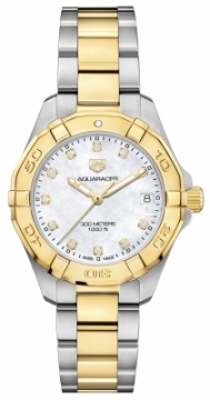 Buy this new Tag Heuer Aquaracer Quartz Ladies 32mm wbd1322.bb0320 ladies watch for the discount price of £2,880.00. UK Retailer.