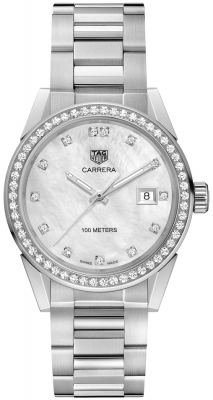 Buy this new Tag Heuer Carrera Quartz wbg1315.ba0758 ladies watch for the discount price of £2,932.00. UK Retailer.