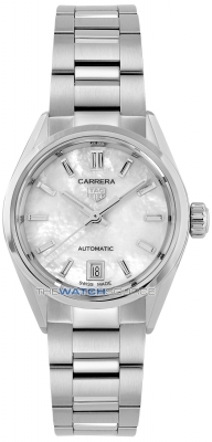 Buy this new Tag Heuer Carrera Caliber 9 Automatic 29mm wbn2410.ba0621 ladies watch for the discount price of £1,997.00. UK Retailer.