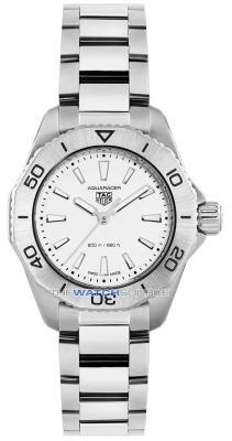 Buy this new Tag Heuer Aquaracer Quartz 30mm wbp1411.ba0622 ladies watch for the discount price of £1,445.00. UK Retailer.