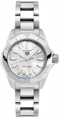 Buy this new Tag Heuer Aquaracer Quartz 30mm wbp1418.ba0622 ladies watch for the discount price of £1,665.00. UK Retailer.