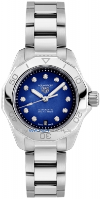 Buy this new Tag Heuer Aquaracer Automatic 30mm wbp2411.ba0622 ladies watch for the discount price of £2,592.00. UK Retailer.