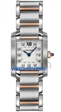 Buy this new Cartier Tank Francaise Small we110004 ladies watch for the discount price of £5,625.00. UK Retailer.